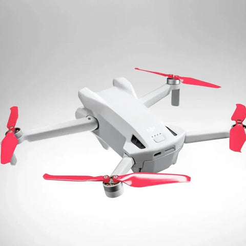 Master Airscrew - DJI Mini 3 Stealth Upgrade -potkurit - Potkurit DJI Mini 3:lle - Punainen - 4 kappaleen pakkaus