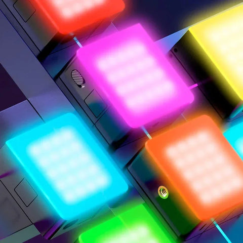 Ulanzi VL49 RGB Pro -valaistus-LED-valo valokuvaukseen/videoon - 2500mAh sisäinen akku