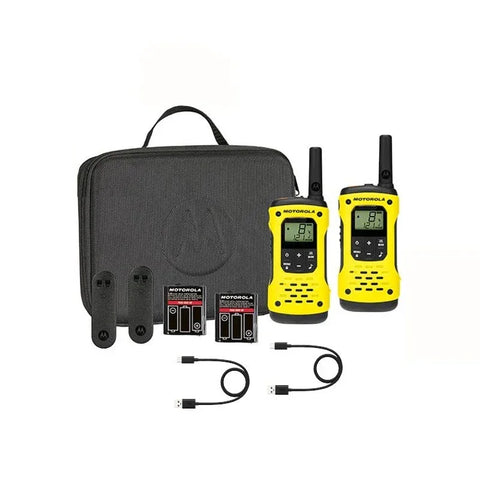 Motorola Walkie-Talkie T92 H2O – Tuplapakkaus (Uusi malli USB-C:llä)
