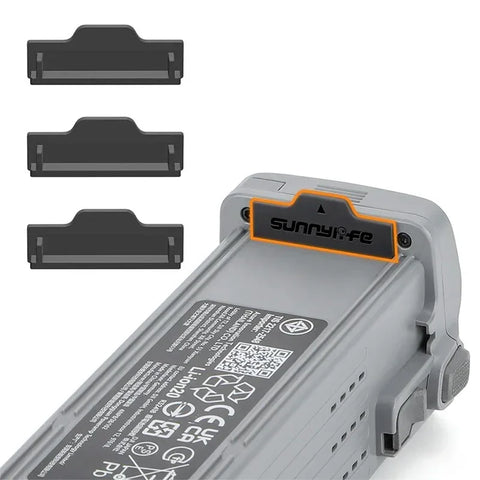 Suojaus / Pistoke akkuliittimille DJI Air 3 / Air 3S:lle - Silikoni - 3 kpl pakkaus