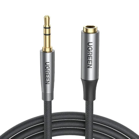 Ugreen AV190 Kabel Förlängning Ljud AUX 3.5mm Ha-Ho - 2m - Svart