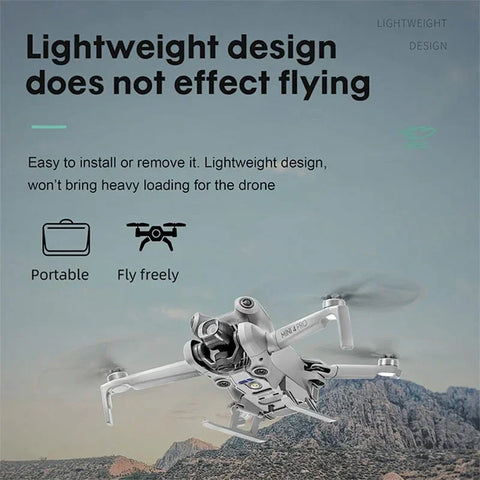 Landningsställ förlängning medar till DJI Mini 4 Pro - Infällbara