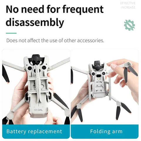 Landningsställ förlängning medar till DJI Mini 4 Pro - Infällbara