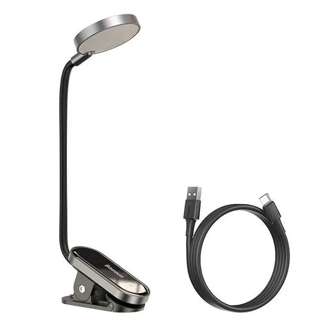 Baseus Comfort Reading Mini Clip Lamp - 360° Joustava Ladattava Lukulamppu