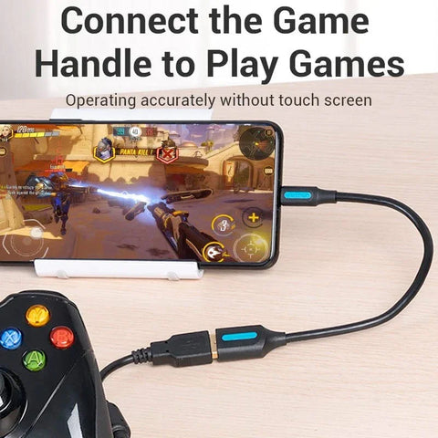 Vention-sovitin / datakaapeli USB OTG iPhonelle/Androidille DJI Mavic 2 Prolle/Zoomille / Mavic Prolle / Mavic Airille / Minille / Spark-kaukosäätimelle