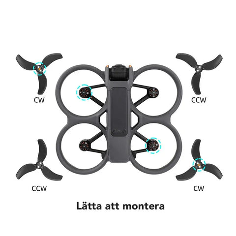 Propeller DJI Avata 2 - Blå - Kit - Action King
