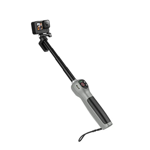 Telesin Selfie-keppi vedenpitävä - 250-850mm kaukosäätimellä GoPro Hero13/12/11/Mini/10/9/8 musta / Max