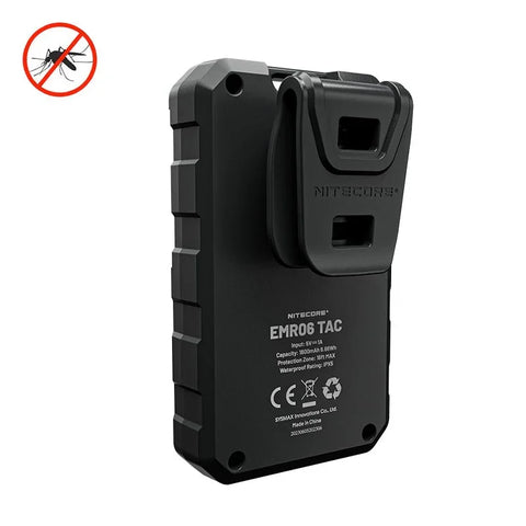 Nitecore EMR06 TAC kannettava hyttyskarkotin V2 - ladattava 1800mAh