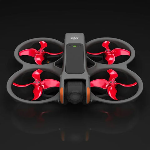 Master Airscrew DJI Avata 2 Upgrade Propellers - 4-Blad Propeller till DJI Avata 2 - Röd - Kit 4-Pack
