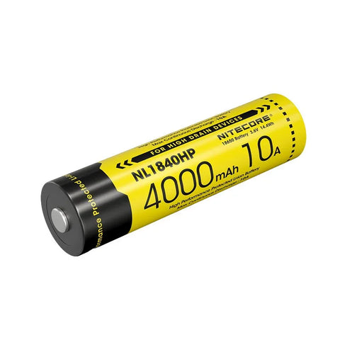 Nitecore NL1840HP Li-ion 18650 Batteri - 4000mAh, 3.6V, Max 10A – ActionKing