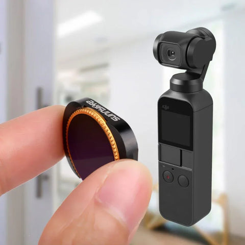 Suodattimet 3 kpl - ND8 + ND16 + CPL DJI Osmo Pocket 1/2 -sarjalle - Sarja