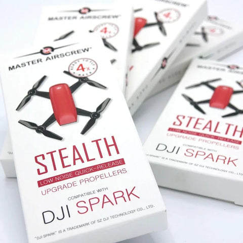 Master Airscrew - DJI Spark Stealth Upgrade Propellers - Propeller till DJI Spark - Blå - Kit 4-Pack