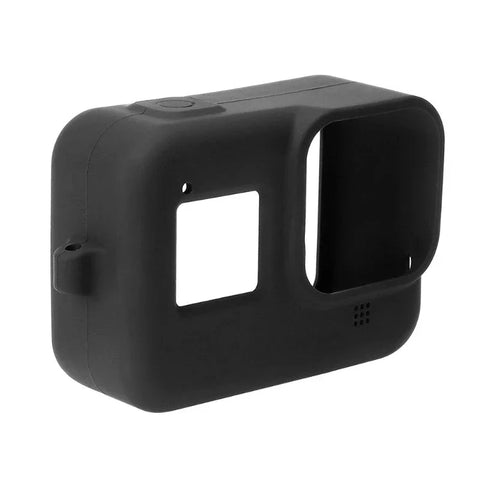 Silikonikotelo GoPro Hero8 Blackille - Rannehihna - Musta