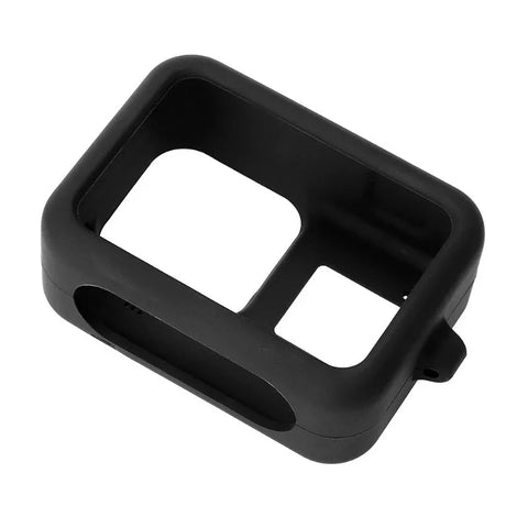 Silikonikotelo GoPro Hero8 Blackille - Rannehihna - Musta