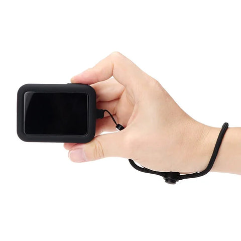 Silikonikotelo GoPro Hero8 Blackille - Rannehihna - Musta