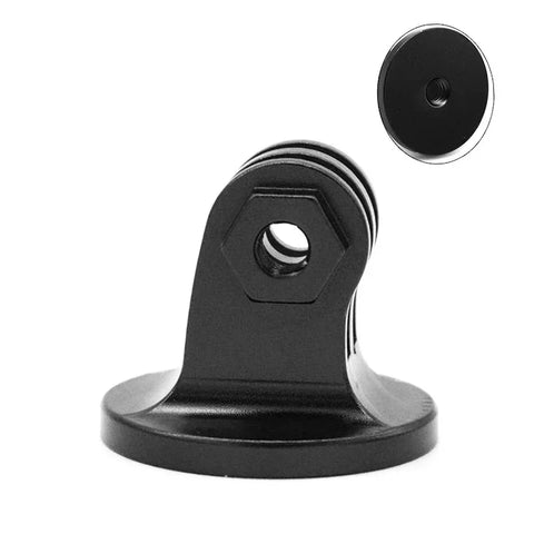 Kamerajalustasovitin 1/4" ruuvilla GoPro-kiinnikkeeseen, alumiini