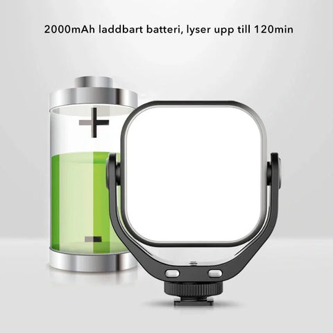 Ulanzi VIJIM VL66 Belysning LED för foto / video - 2000mAh internt batteri - 800lm