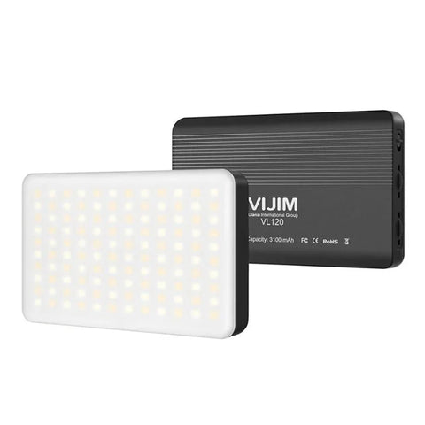 Ulanzi VIJIM VL120 LED-valaistus valokuvaukseen/videoon - 3100mAh sisäinen akku - 1250 luksia - pakkaus