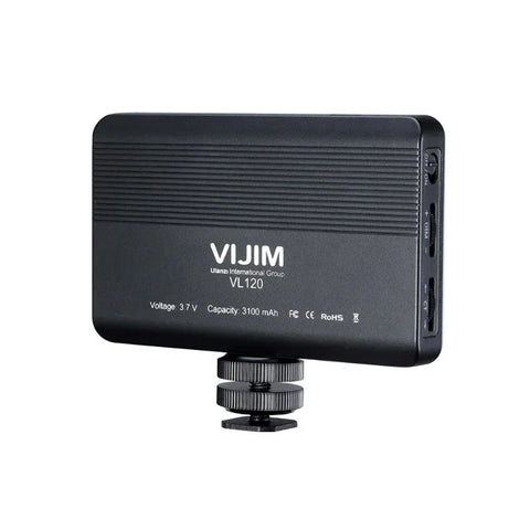 Ulanzi VIJIM VL120 LED-valaistus valokuvaukseen/videoon - 3100mAh sisäinen akku - 1250 luksia - pakkaus