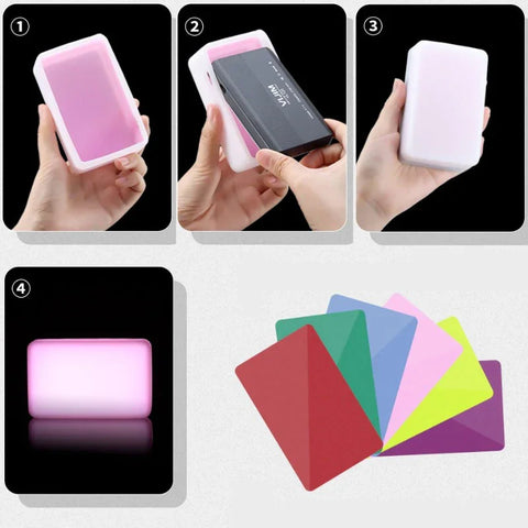 Ulanzi VIJIM VL120 LED-valaistus valokuvaukseen/videoon - 3100mAh sisäinen akku - 1250 luksia - pakkaus