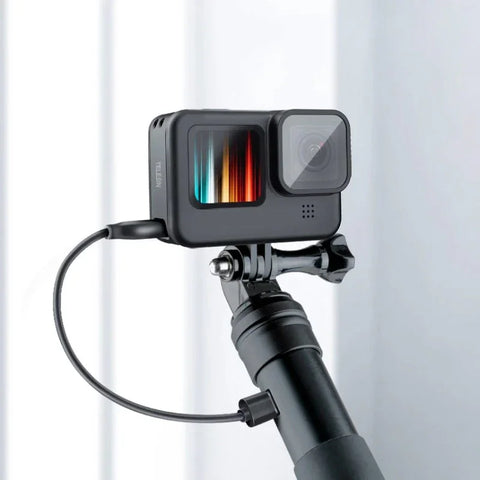 Telesin Batterilucka med genomföring USB till GoPro Hero13/12/11/10/9 Black