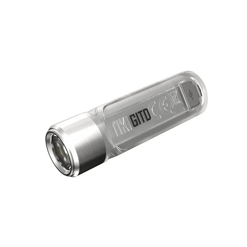 Nitecore TIKI GITD sininen avaimenperävalo USB-C - 300lm