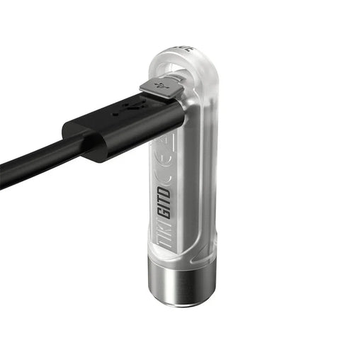 Nitecore TIKI GITD sininen avaimenperävalo USB-C - 300lm