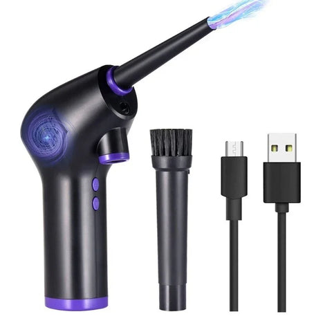 Pölynpuhallin/kompressori johdoton, 6000mAh ladattava akku - sarja