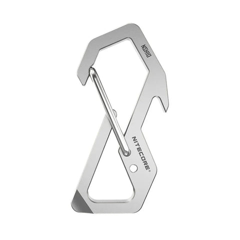 Nitecore NSH10 Multiuse Titanium Snap Hook - Karbinhake / Nyckelring i Titan