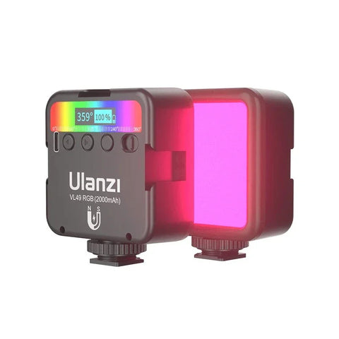 Ulanzi VL49 RGB Belysning LED för foto / video - 2000mAh internt batteri - 600lm
