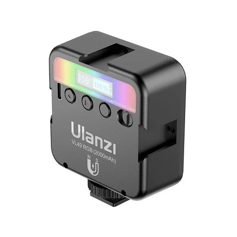 Ulanzi VL49 RGB Belysning LED för foto / video - 2000mAh internt batteri - 600lm