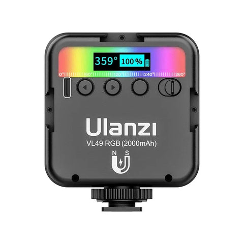 Ulanzi VL49 RGB Belysning LED för foto / video - 2000mAh internt batteri - 600lm