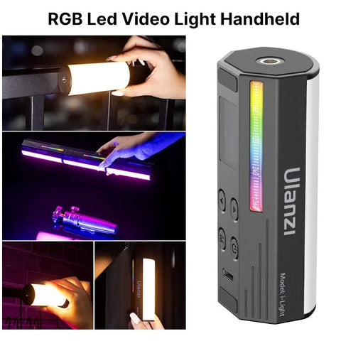 Ulanzi i-Light Belysning LED för foto / video - RGB - 2000mAh internt batteri - Magnet - 200lm