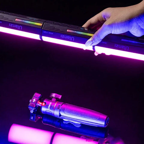 Ulanzi i-Light Belysning LED för foto / video - RGB - 2000mAh internt batteri - Magnet - 200lm