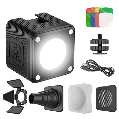 Ulanzi L2 Cute Light Vattentät Belysning LED för foto / video - 800mAh internt batteri - 1000 Lux - Kit