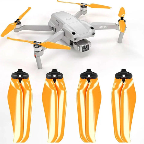 Master Airscrew - DJI Air 2s Stealth Upgrade Propellers - Propeller till DJI Air 2s - Orange - Kit 4-Pack