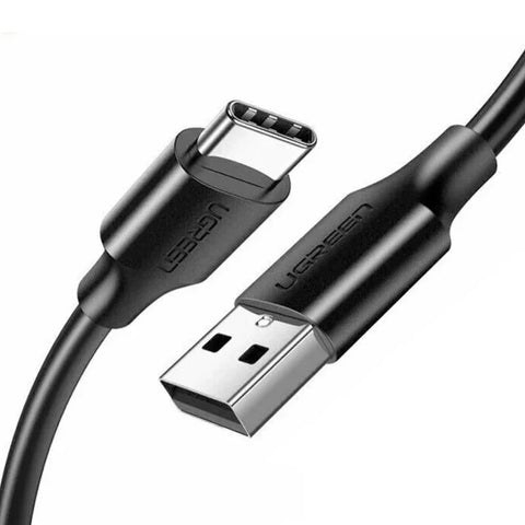 Ugreen USB-A - USB-C -kaapeli, QC3.0, 5V/3A, 3m - Musta