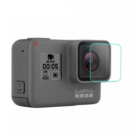 GoPro Hero5/6/7 -kameran karkaistusta lasista valmistettu linssisuoja