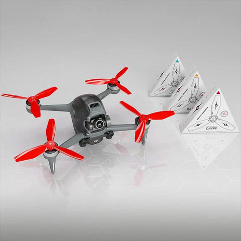 Master Airscrew - DJI FPV Ludicrous Upgrade Propellers - Potkuri DJI FPV:lle - Punainen - 4 kappaleen pakkaus