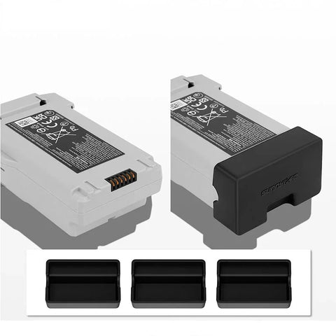 Suojaus / Pistoke akkuliittimille DJI Mini 4 Pro / Mini 3 Pro / Mini 3 -kameroille - Silikoni - 3 kpl pakkaus