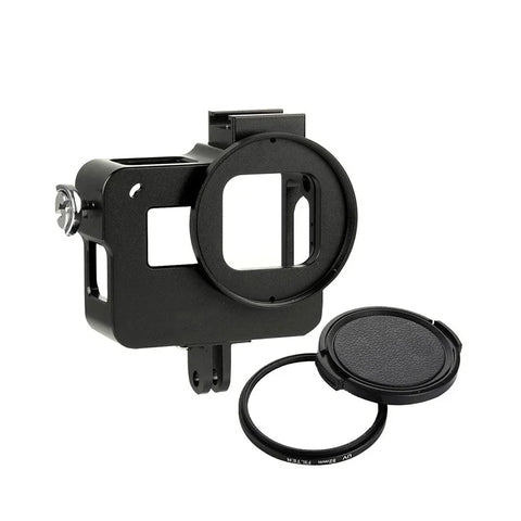 Alumiininen suojakehys ja UV-suodin GoPro Hero5/6/7 -kameroille - pakkaus
