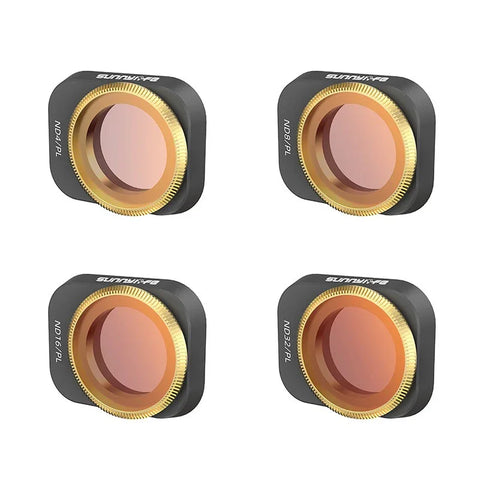 Filter 4-pack - ND4/PL + ND8/PL + ND16/PL + ND32/PL till DJI Mini 3 Pro / Mini 3 - Kit - Action King