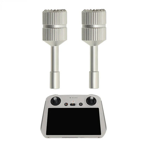 Stick / Spak Extra Lång till DJI Mini 4 Pro / Mini 3 Pro / Mini 3 / Air 3 / RC / RC 2 fjärrkontroll - 2-pack Aluminium - Titan - Action King