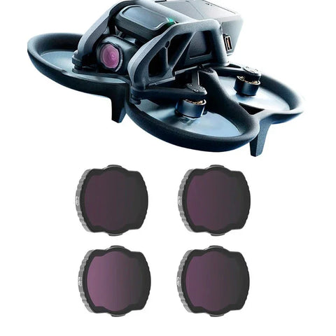JSR-suodatin 4 kpl - ND8/PL + ND16/PL + ND32/PL + ND64/PL V2 DJI Avata -sarjalle