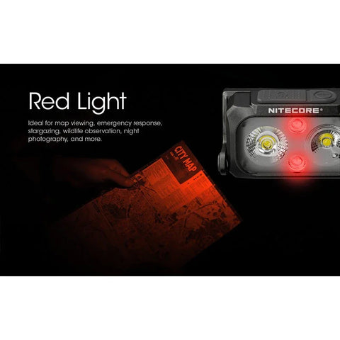 Nitecore NU25 V2 otsalamppu, kaksoiskeila - 400lm