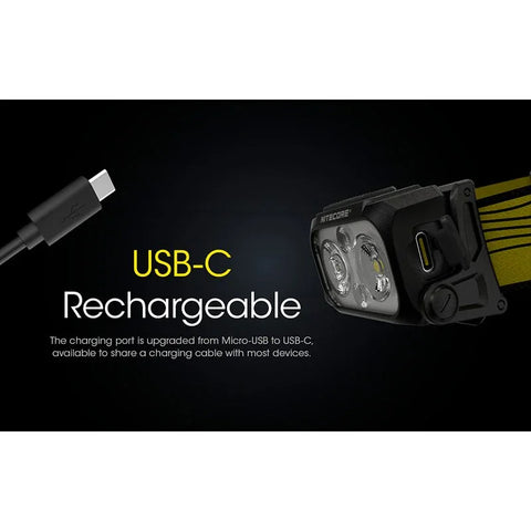 Nitecore NU25 V2 otsalamppu, kaksoiskeila - 400lm