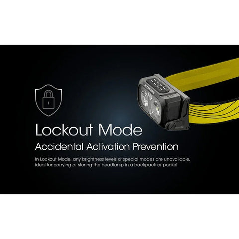 Nitecore NU25 V2 otsalamppu, kaksoiskeila - 400lm