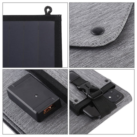 HAWEEL 14W Ultratunn Vikbar Solpanel