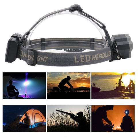 USB pannlampa med 8 LED – starkt ljus för outdoor & fiske