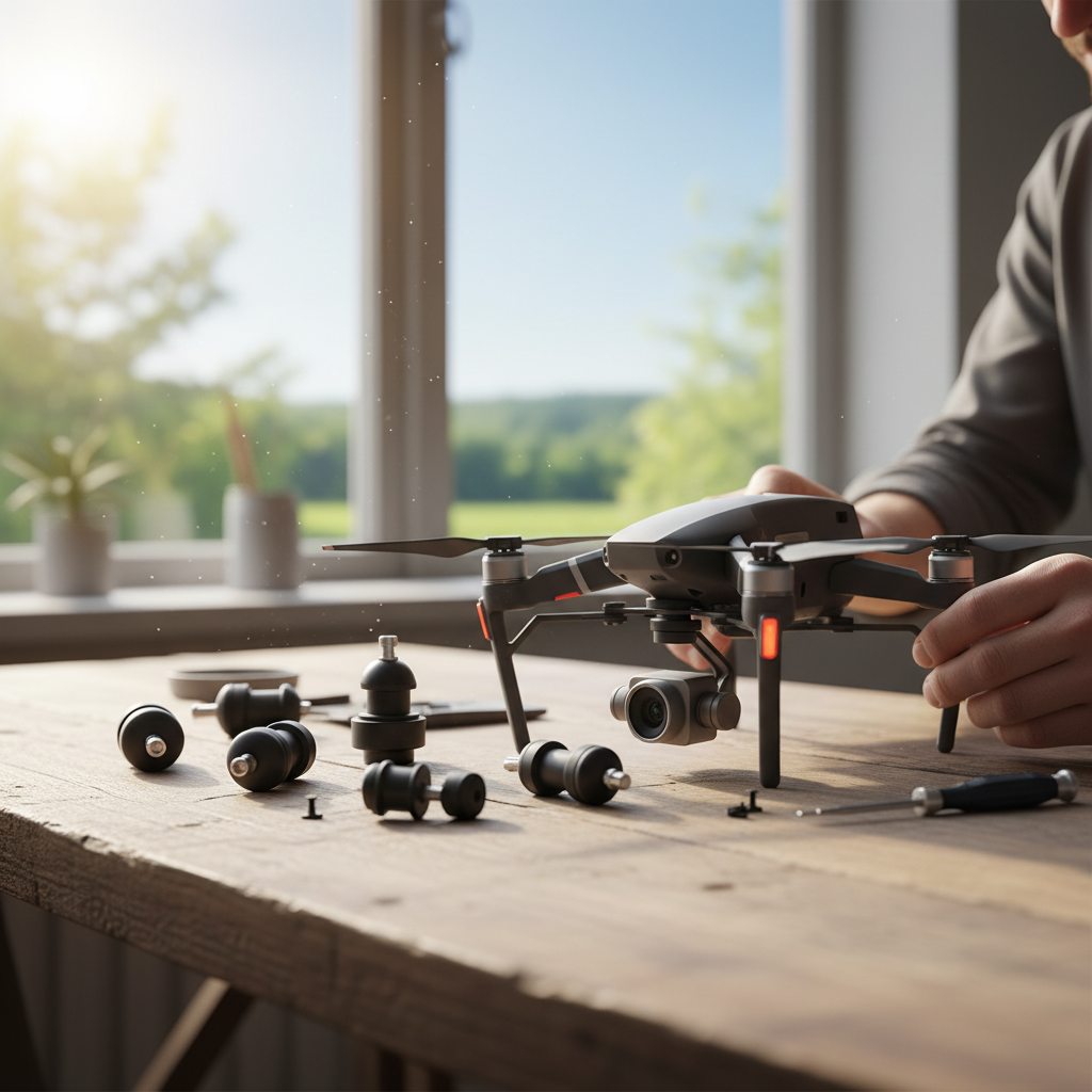 Vibrationsdämpare till drönare